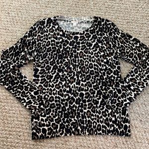 J. Crew Leopard Sweater